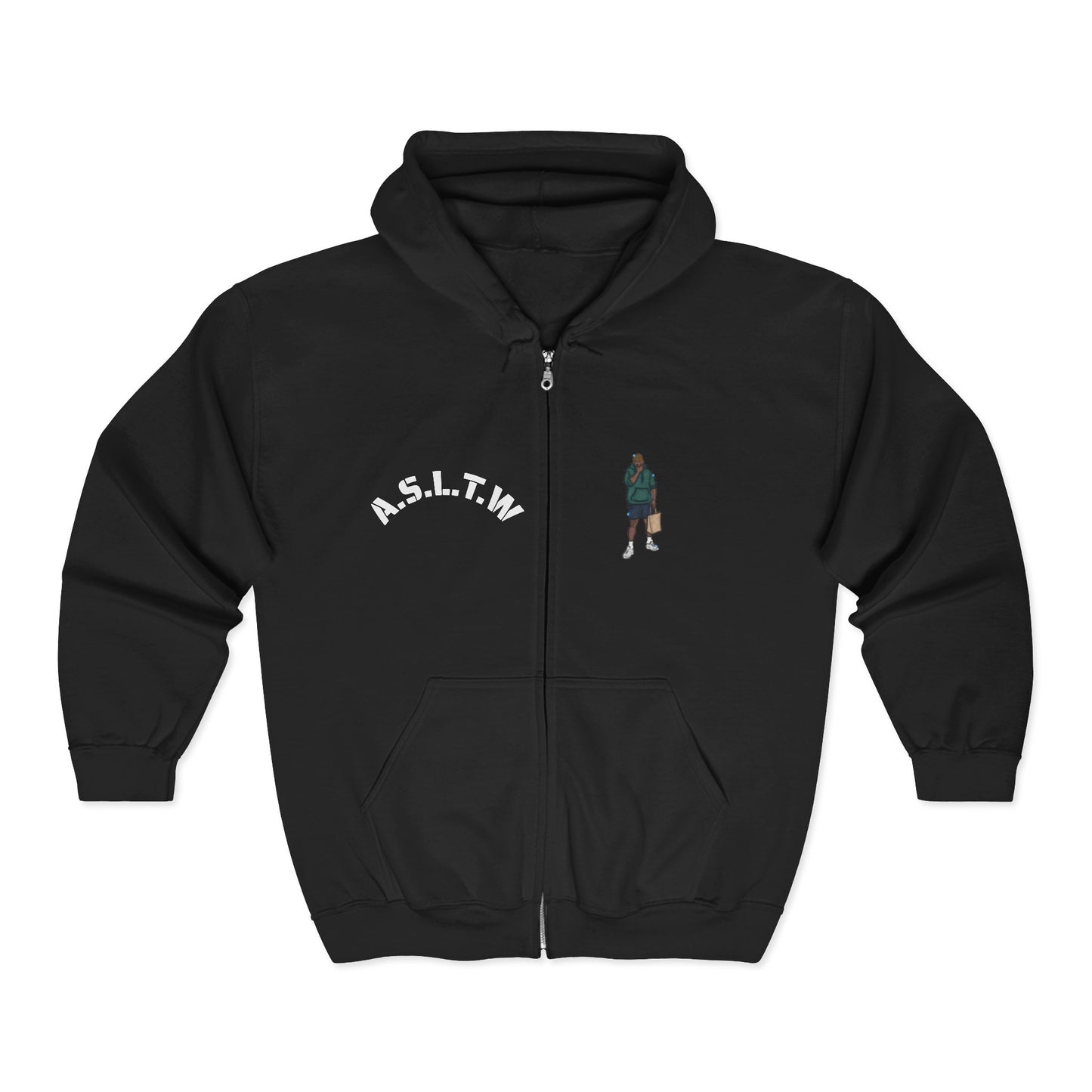 Actions Speak Louder Than Words Zip-Up Hoodie