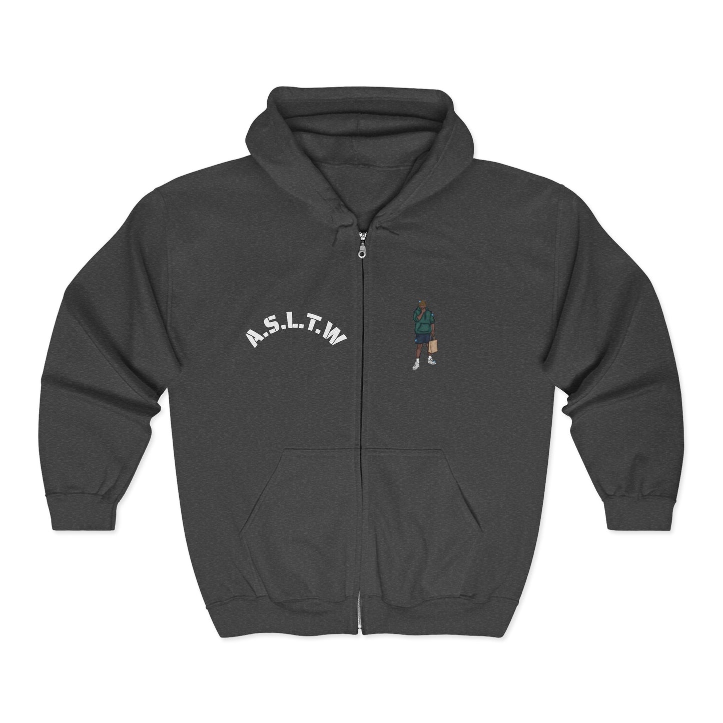 Actions Speak Louder Than Words Zip-Up Hoodie