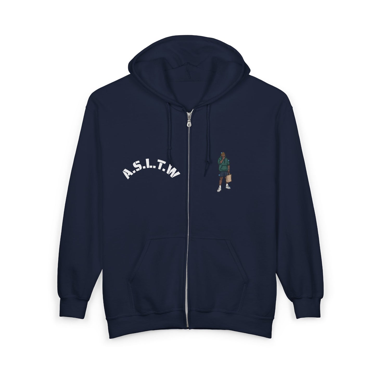 Actions Speak Louder Than Words Zip-Up Hoodie