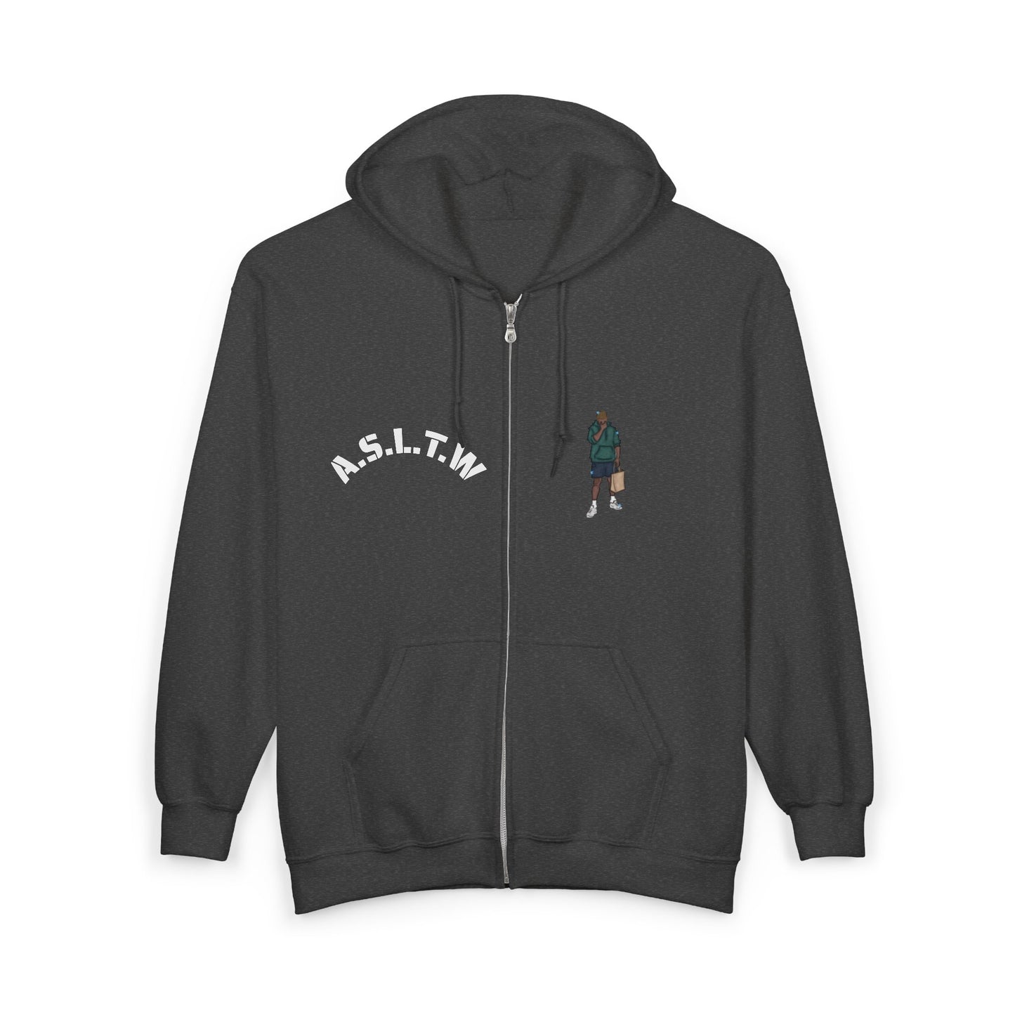 Actions Speak Louder Than Words Zip-Up Hoodie