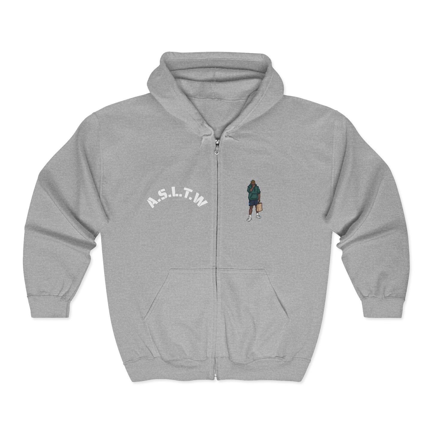 Actions Speak Louder Than Words Zip-Up Hoodie