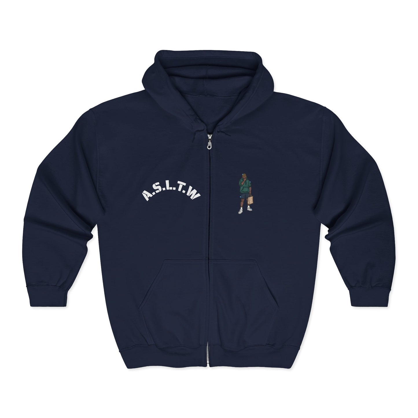 Actions Speak Louder Than Words Zip-Up Hoodie